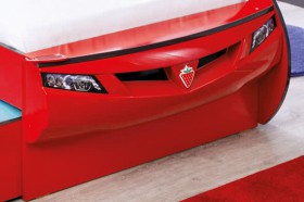 CARBED Кровать-машина Coupe с выдвижной кроватью Red 20.03.1306.00 в Заринске - zarinsk.katalogmebeli.com | фото 2