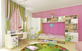 Детская комната Флёр (Белый/корпус Клен) в Заринске - zarinsk.katalogmebeli.com | фото 4