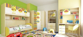 Детская комната Клаксон (Бежевый/корпус Клен) в Заринске - zarinsk.katalogmebeli.com | фото 5