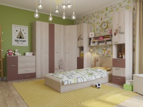 Детская комната Лимбо-1 в Заринске - zarinsk.katalogmebeli.com | фото 2