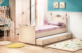 Кровать детская Балли 2-х уровневая (венге/белфорт) в Заринске - zarinsk.katalogmebeli.com | фото 2