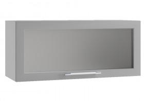 Гарда ПГС 800 шкаф верхний горизонтальный со стеклом Ваниль в Заринске - zarinsk.katalogmebeli.com | фото