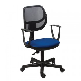 Кресло BRABIX Flip MG-305 (сине-черный) в Заринске - zarinsk.katalogmebeli.com | фото 3
