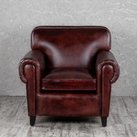Кресло кожаное Элегант (Бордовый) в Заринске - zarinsk.katalogmebeli.com | фото 7