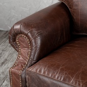 Кресло кожаное Лофт Аристократ (ширина 1100 мм) в Заринске - zarinsk.katalogmebeli.com | фото 5