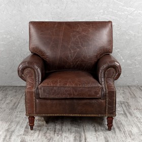 Кресло кожаное Лофт Аристократ (ширина 1100 мм) в Заринске - zarinsk.katalogmebeli.com | фото 8
