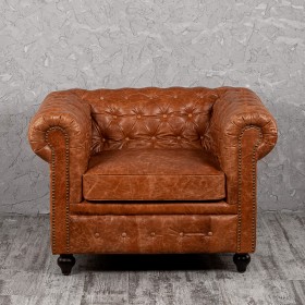 Кресло кожаное Лофт Честер (кожа буйвола) в Заринске - zarinsk.katalogmebeli.com | фото 7