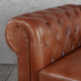 Кресло кожаное Лофт Честер (кожа) в Заринске - zarinsk.katalogmebeli.com | фото 3