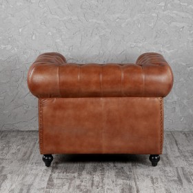 Кресло кожаное Лофт Честер (кожа) в Заринске - zarinsk.katalogmebeli.com | фото 7