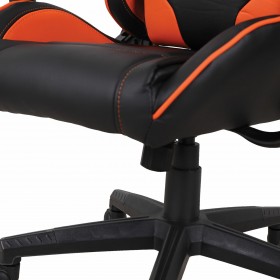 Кресло компьютерное BRABIX GT Racer GM-100 (черный, оранжевый) в Заринске - zarinsk.katalogmebeli.com | фото 2