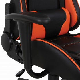 Кресло компьютерное BRABIX GT Racer GM-100 (черный, оранжевый) в Заринске - zarinsk.katalogmebeli.com | фото 3
