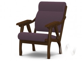 Кресло Вега-10 (орех лак/ULTRA PLUM) в Заринске - zarinsk.katalogmebeli.com | фото
