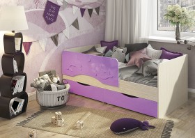 Кровать Алиса КР-812 1,6 Белфорд/Розовый металлик в Заринске - zarinsk.katalogmebeli.com | фото 3