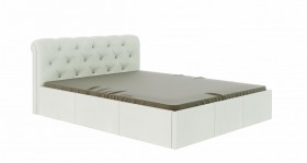 Кровать Калипсо с ПМ 1,6м (белый) в Заринске - zarinsk.katalogmebeli.com | фото 5