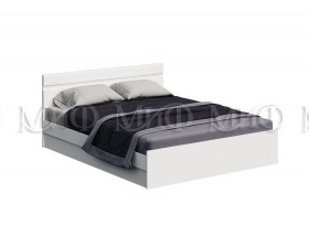 Кровать Нэнси New 1,4м (Белый/белый глянец) в Заринске - zarinsk.katalogmebeli.com | фото 1