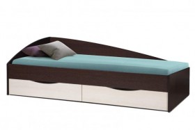 Кровать одинарная "Фея-3" асимм. (2000х900) New в Заринске - zarinsk.katalogmebeli.com | фото 2