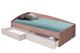 Кровать одинарная "Фея-3" (асимметричная) New в Заринске - zarinsk.katalogmebeli.com | фото 3