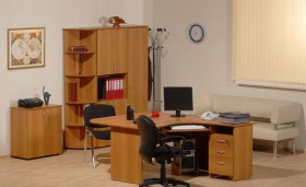 Мебель для персонала Рубин 42 Светлый миланский орех в Заринске - zarinsk.katalogmebeli.com | фото 2