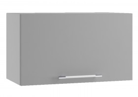 Монца ВПГ 600 Шкаф верхний горизонтальный высокий (Белый софт/корпус Серый) в Заринске - zarinsk.katalogmebeli.com | фото