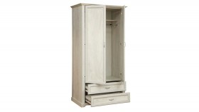 Шкаф для одежды "Сохо" (бетон пайн белый/2 ящика/зеркало) в Заринске - zarinsk.katalogmebeli.com | фото 3