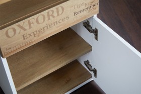 Стол с ящиками «Оксфорд» (Ривьера/Белый с рисунком) в Заринске - zarinsk.katalogmebeli.com | фото 10
