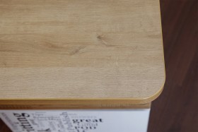 Угловой письменный стол с ящиками «Ривьера» Дуб Бонифацио/Белый в Заринске - zarinsk.katalogmebeli.com | фото 5