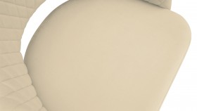 Стул «Калипсо» К1К Белый/Велюр Confetti Cream в Заринске - zarinsk.katalogmebeli.com | фото 3