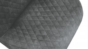 Стул «Оливер» К3 Черный/Микровелюр Wellmart Graphite в Заринске - zarinsk.katalogmebeli.com | фото 3