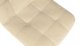 Стул «Райс» К1С Белый/Велюр Confetti Cream в Заринске - zarinsk.katalogmebeli.com | фото 3