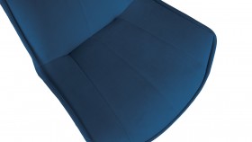 Стул «Тейлор» К1С Исп. 2 Белый/Велюр Confetti Blue в Заринске - zarinsk.katalogmebeli.com | фото 3