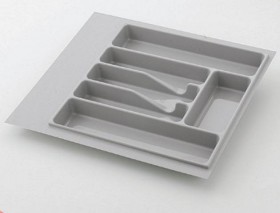 Вкладыш для кухонных принадлежностей, серый, Volpato 300 мм в Заринске - zarinsk.katalogmebeli.com | фото