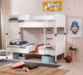 Кровать двухъярусная WHITE в Заринске - zarinsk.katalogmebeli.com | фото