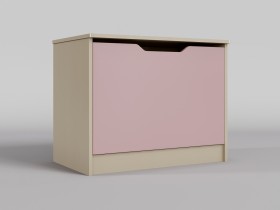 Ящик для игрушек Грэйси (Розовый/корпус Клен) в Заринске - zarinsk.katalogmebeli.com | фото
