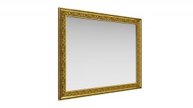 Зеркало навесное "Айрум"/(дуб кальяри / профиль: золото с орнаментом) в Заринске - zarinsk.katalogmebeli.com | фото